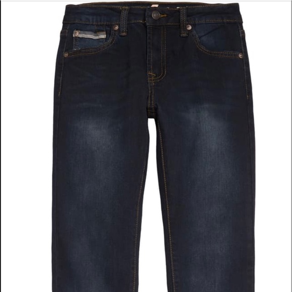 Jean Garçon 7 For All Mankind - Taille 12 - Bleu Foncé - Coton